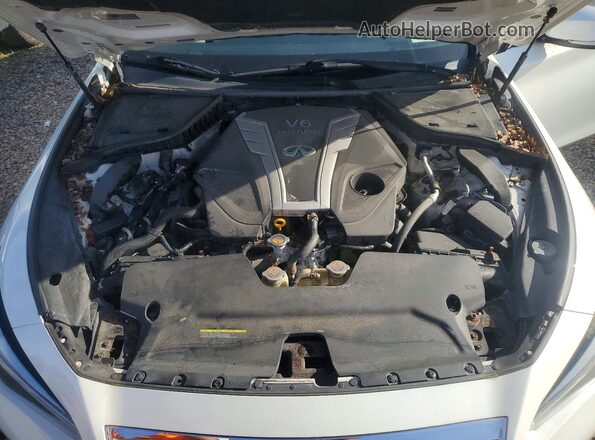 JN1EV7AR6HM834391 2017 INFINITI Q50 White უკანა სალონის ხედი