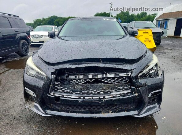 JN1EV7AR6JM435020 2018 INFINITI Q50 Black წინა ხედი