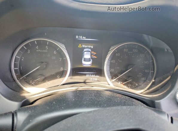 JN1EV7AR6KM551982 2019 INFINITI Q50 Blue Вид щитка приладів