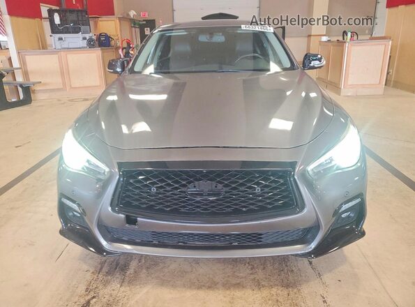 JN1EV7AR6KM558530 2019 INFINITI Q50 Серый Вид спереди