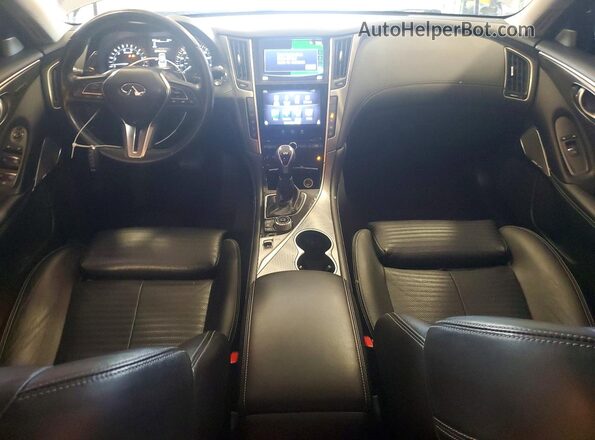 JN1EV7AR6KM558530 2019 INFINITI Q50 Серый Вид панели приборов