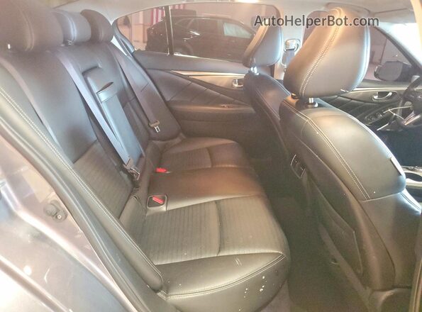 JN1EV7AR6KM558530 2019 INFINITI Q50 Серый Вид задних сидений