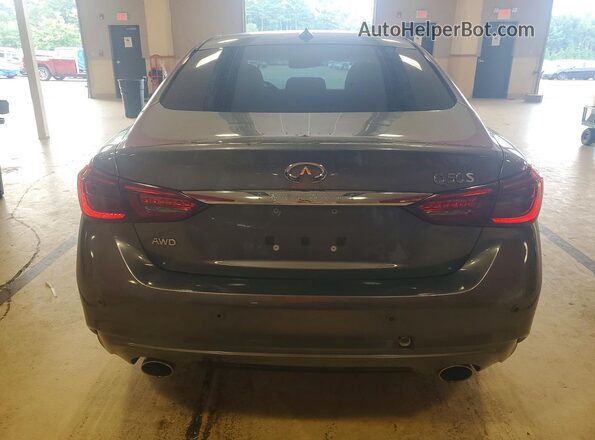 JN1EV7AR6KM558530 2019 INFINITI Q50 Серый Вид сзади