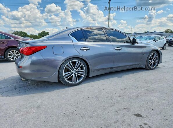 JN1EV7AR7HM830673 2017 INFINITI Q50 Gray Задня права чверть