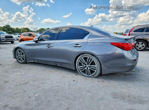 JN1EV7AR7HM830673 2017 INFINITI Q50 Gray Задня ліва чверть