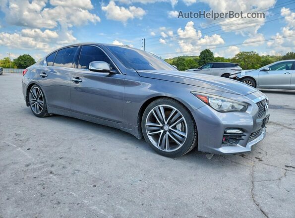 JN1EV7AR7HM830673 2017 INFINITI Q50 Gray Передня права чверть
