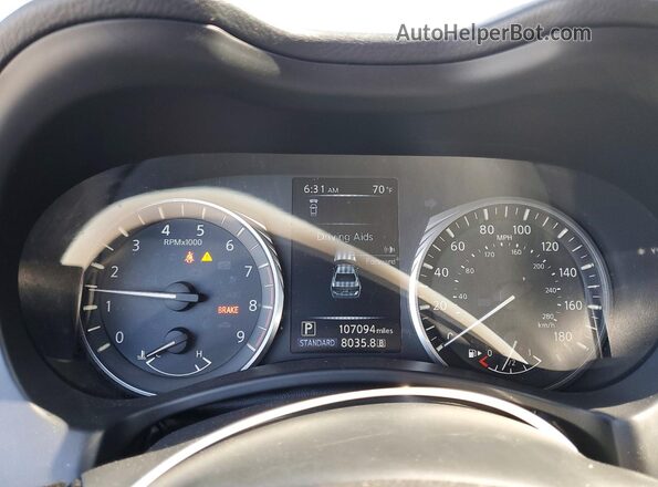 JN1EV7AR8LM255329 2020 INFINITI Q50 Silver Вид щитка приладів