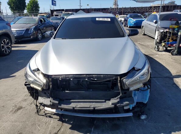 JN1EV7AR8LM255329 2020 INFINITI Q50 Silver Вид спереду