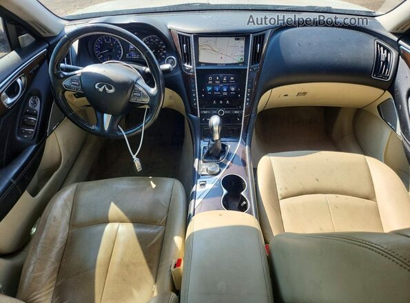 JN1EV7AR9HM832540 2017 INFINITI Q50 White წინა პანელის ხედი