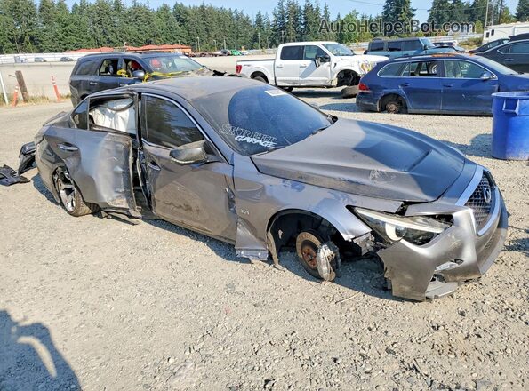 JN1EV7ARXJM431343 2018 INFINITI Q50 Silver Առջևի աջ