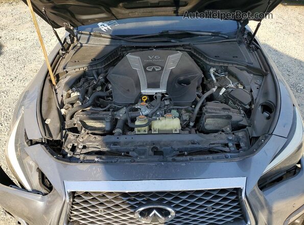 JN1EV7ARXJM431343 2018 INFINITI Q50 Silver Սալոնի հետևի տեսք