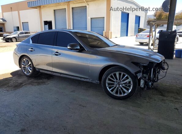 JN1EV7BP3MM702437 2021 INFINITI Q50 Gray Առջևի աջ