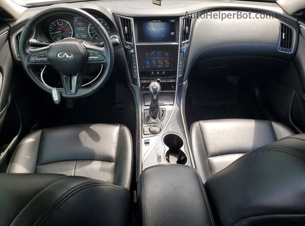 JN1EV7BP3MM706973 2021 INFINITI Q50 White Առջևի վահանակի տեսք