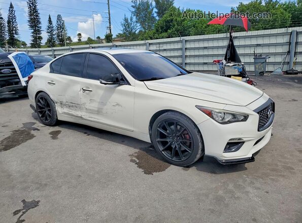 JN1EV7BP3MM706973 2021 INFINITI Q50 White Առջևի աջ