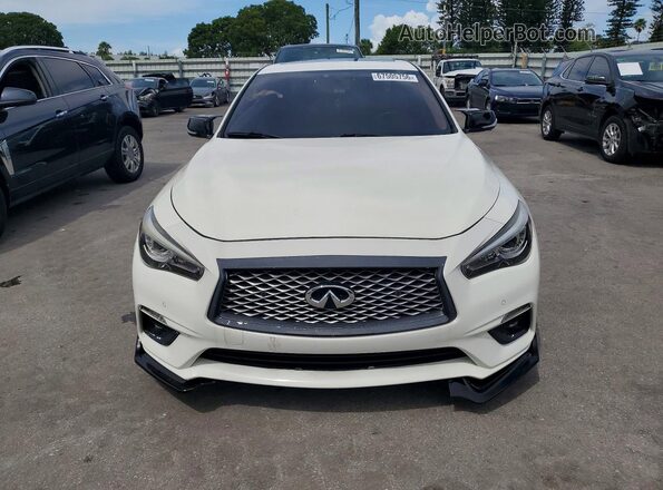 JN1EV7BP3MM706973 2021 INFINITI Q50 White Դիմացի տեսք