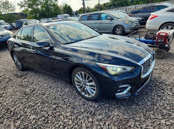 JN1EV7BR7MM754073 2021 INFINITI Q50 Black Առջևի աջ