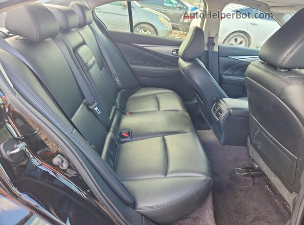 JN1EV7BR7MM754073 2021 INFINITI Q50 Black Հետևի նստատեղերի տեսք