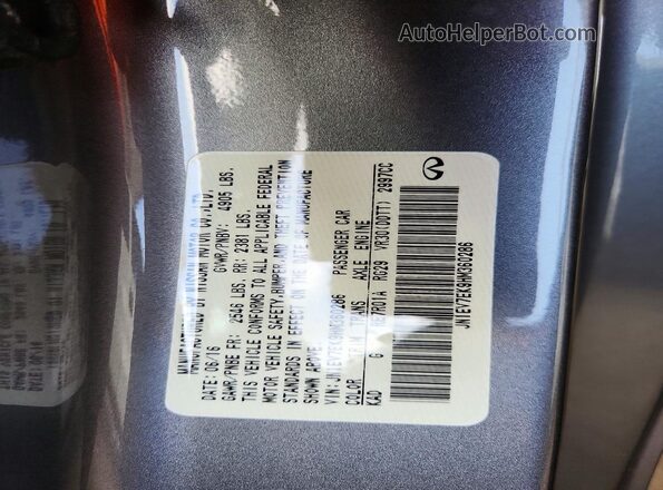 JN1EV7EK9HM360286 2017 INFINITI Q60 Gray Widok komory silnika