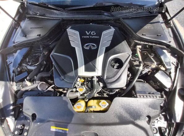 JN1EV7EKXHM363231 2017 INFINITI Q60 Серый Вид задней части салона