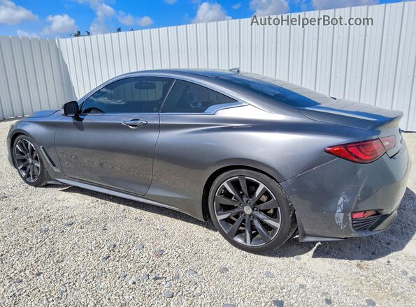 JN1EV7EKXHM363231 2017 INFINITI Q60 Серый Задняя левая четверть