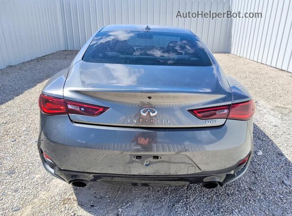 JN1EV7EKXHM363231 2017 INFINITI Q60 Серый Вид сзади