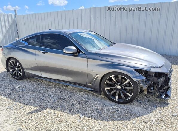 JN1EV7EKXHM363231 2017 INFINITI Q60 Серый Передняя правая четверть