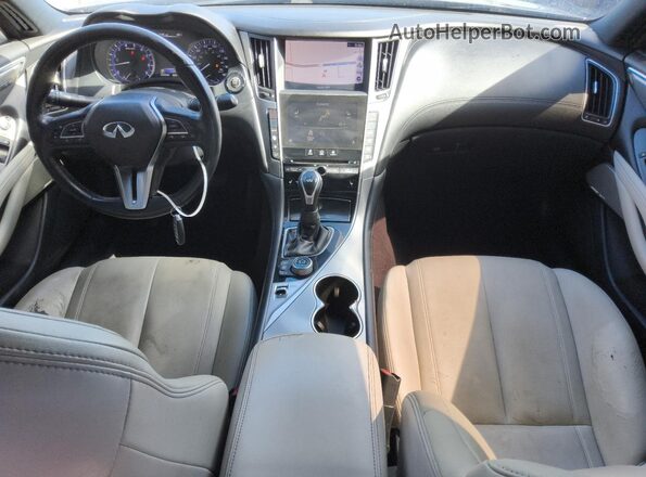 JN1EV7EKXHM363231 2017 INFINITI Q60 Серый 