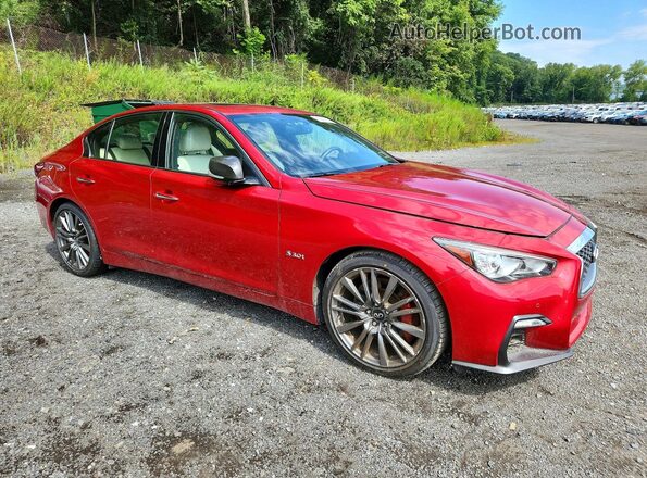 JN1FV7AP4LM630412 2020 INFINITI Q50 Red Front right
