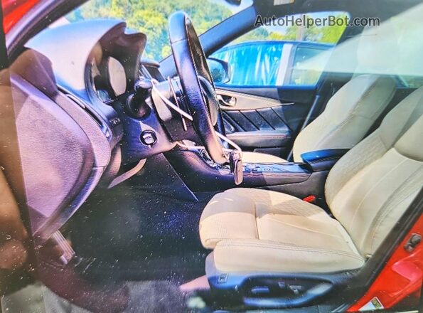 JN1FV7AP4LM630412 2020 INFINITI Q50 Red Front interior view