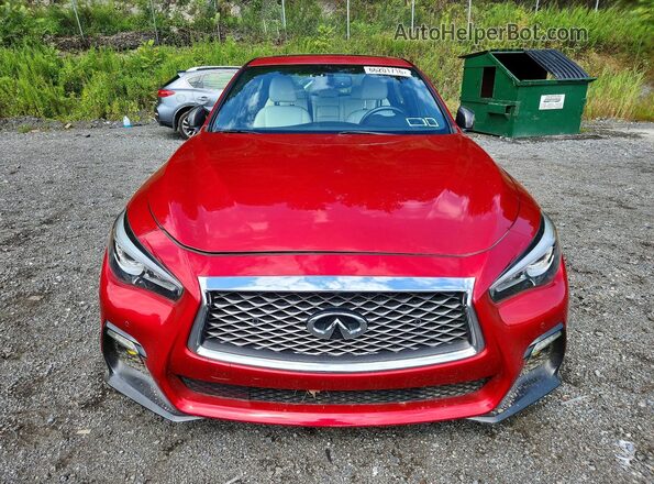 JN1FV7AP4LM630412 2020 INFINITI Q50 Red Front view