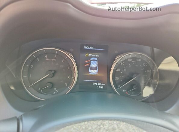 JN1FV7AP4LM630412 2020 INFINITI Q50 Red Instrument cluster view