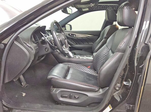 JN1FV7AP7JM461502 2018 INFINITI Q50 Black Սալոնի դիմացի տեսք