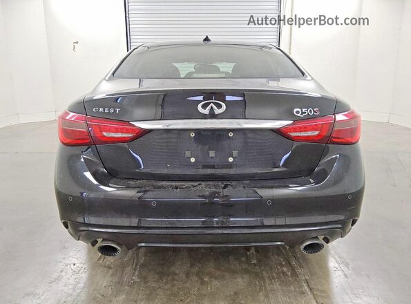 JN1FV7AP7JM461502 2018 INFINITI Q50 Black Հետևի տեսք