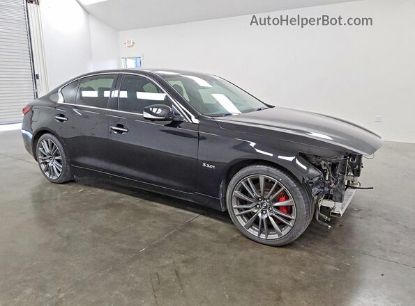 JN1FV7AP7JM461502 2018 INFINITI Q50 Black Առջևի աջ