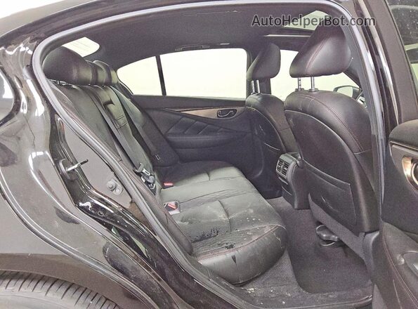 JN1FV7AP7JM461502 2018 INFINITI Q50 Black Հետևի նստատեղերի տեսք