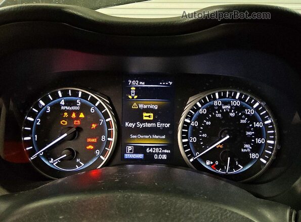 JN1FV7AP7JM461502 2018 INFINITI Q50 Black Սարքավորումների վահանակի տեսք
