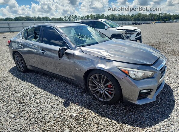 JN1FV7AP8HM850594 2017 INFINITI Q50 Gray Передня права чверть