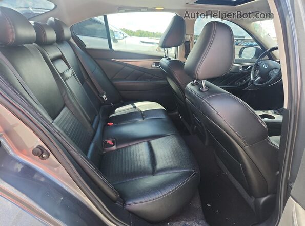 JN1FV7AP8HM850594 2017 INFINITI Q50 Gray Вид задніх сидінь