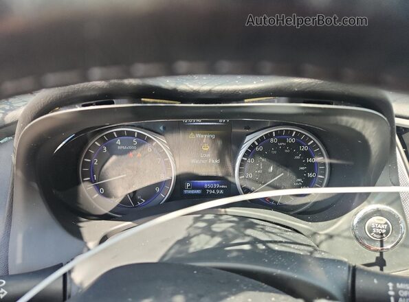 JN1FV7AP8HM850594 2017 INFINITI Q50 Gray Вид щитка приладів