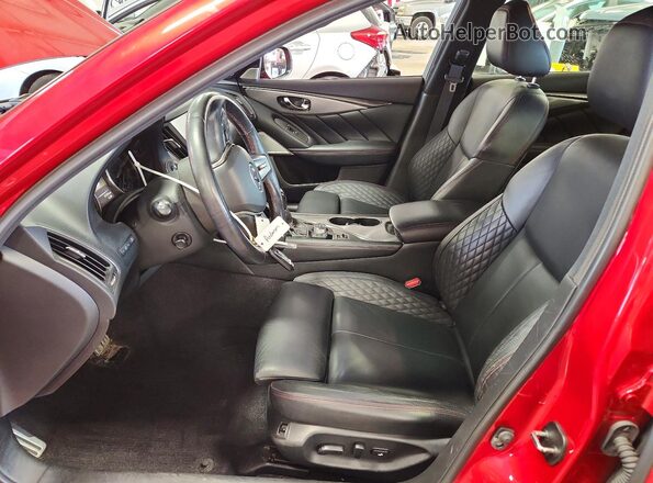 JN1FV7AR6LM660741 2020 INFINITI Q50 Красный Вид салона спереди