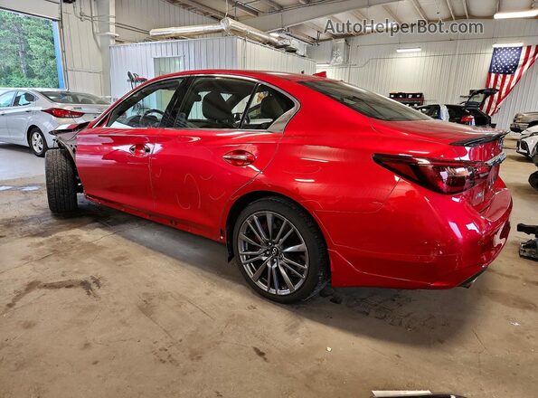 JN1FV7AR6LM660741 2020 INFINITI Q50 Красный Задняя левая четверть