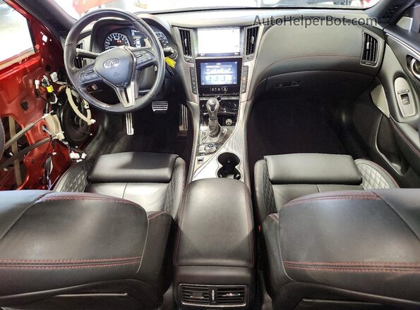 JN1FV7AR6LM660741 2020 INFINITI Q50 Красный Вид панели приборов