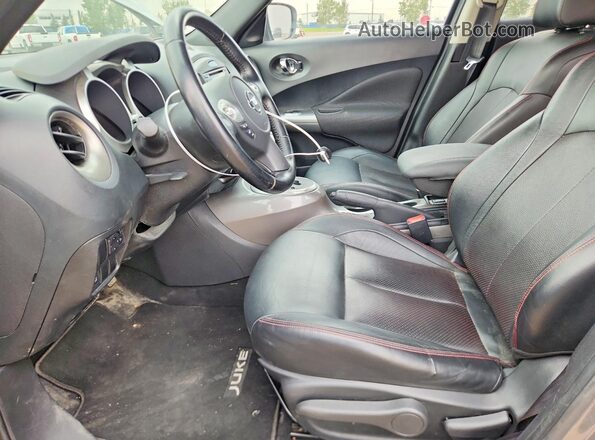 JN8AF5MR9GT601719 2016 NISSAN JUKE Gray Widok wnętrza z przodu