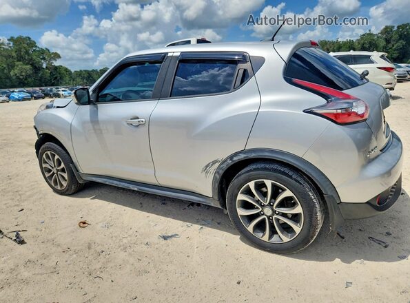 JN8AF5MV1HT754576 2017 NISSAN JUKE Silver Задня ліва чверть