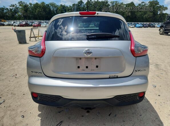JN8AF5MV1HT754576 2017 NISSAN JUKE Silver Вид ззаду