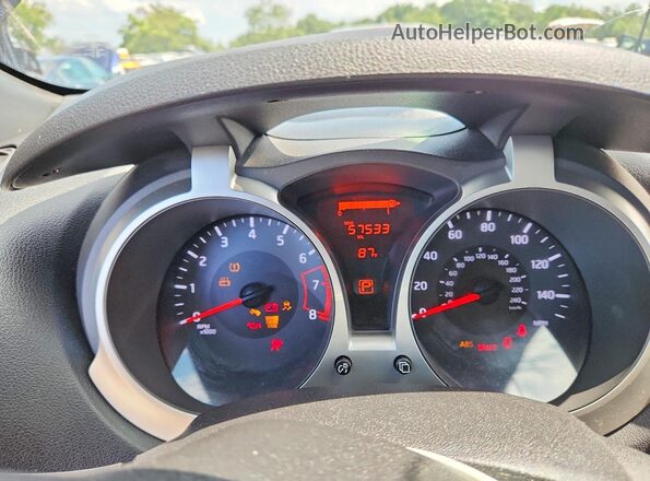 JN8AF5MV2GT653044 2016 NISSAN JUKE Black Սարքավորումների վահանակի տեսք
