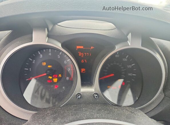 JN8AF5MV3HT753915 2017 NISSAN JUKE Black Սարքավորումների վահանակի տեսք