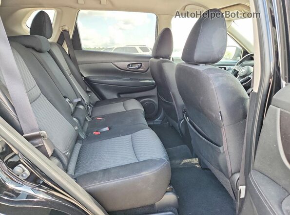 JN8AT2MT1KW504878 2019 NISSAN ROGUE Black Widok wnętrza z tyłu