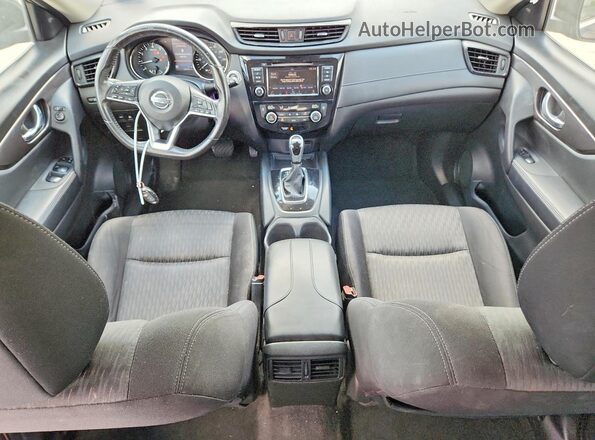 JN8AT2MT1KW504878 2019 NISSAN ROGUE Black Widok deski rozdzielczej