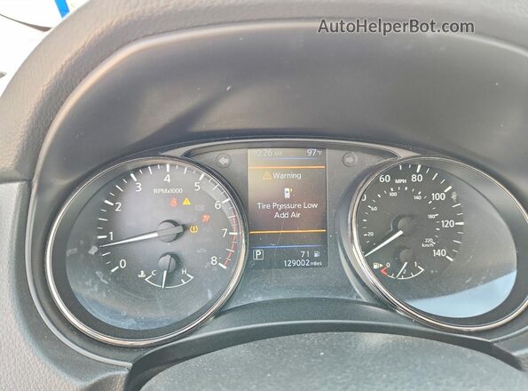 JN8AT2MT1KW504878 2019 NISSAN ROGUE Black Widok zestawu wskaźników